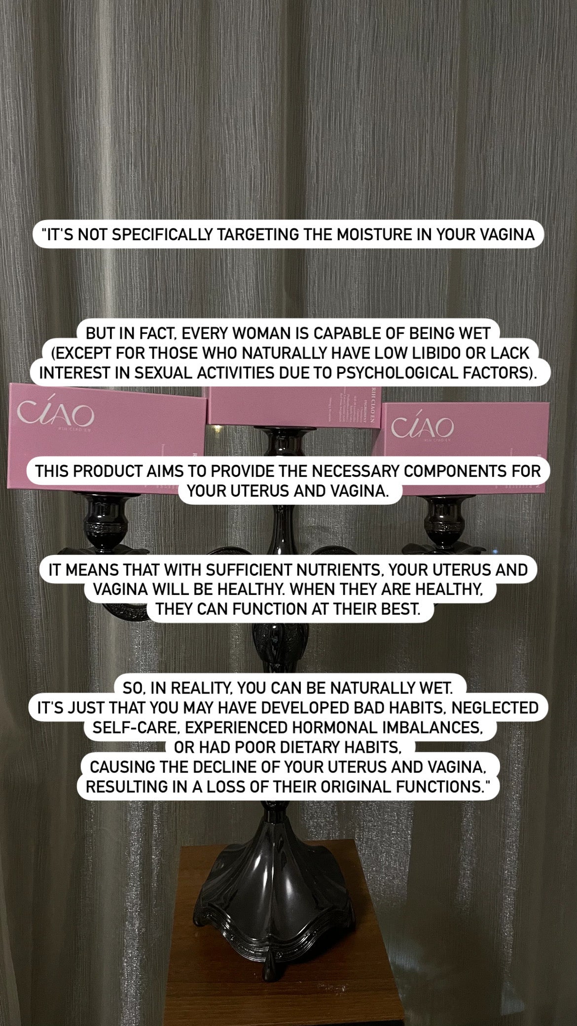 (CÍAO日喬恩) 好美莓私密膠囊 Gap Supplement for Uterus and Vaginal