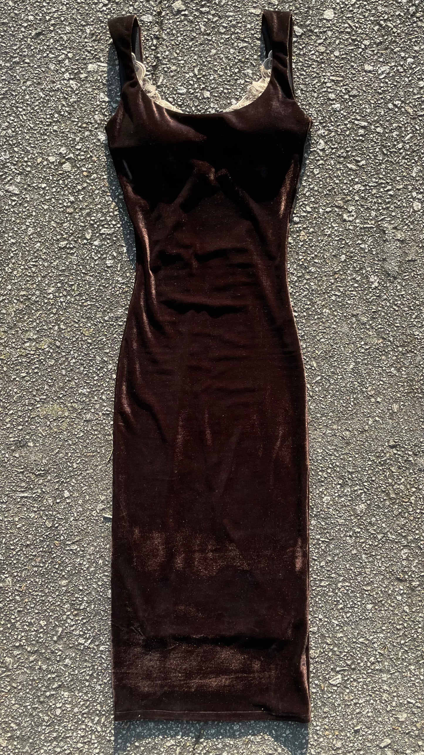 Samantha Jones Velvet Long Dress