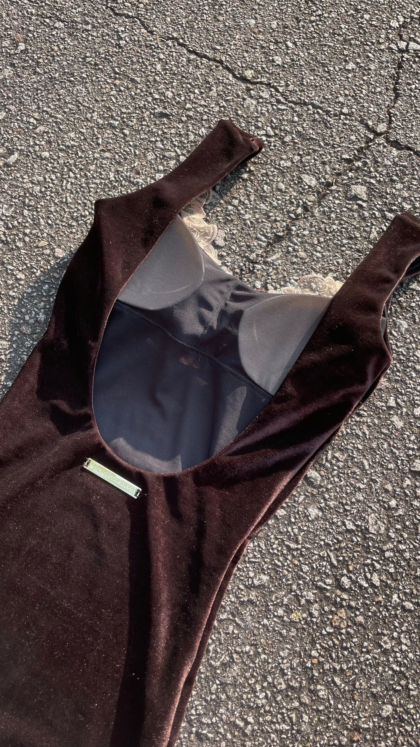 Samantha Jones Velvet Long Dress