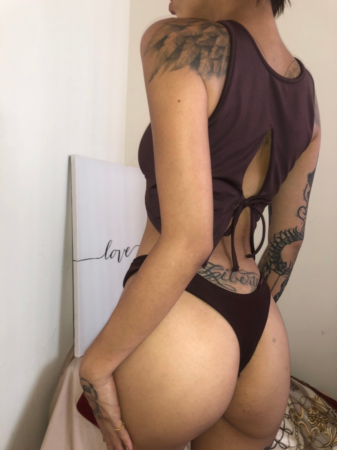 Mosaic Autumn Thong