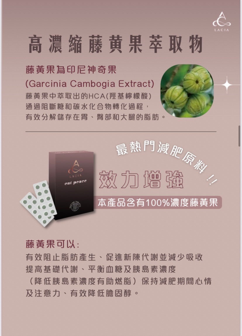 (Lacia) Eat Peace去水腫錠