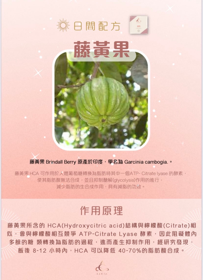 (Lacia) 20% 日夜瘦身膠囊