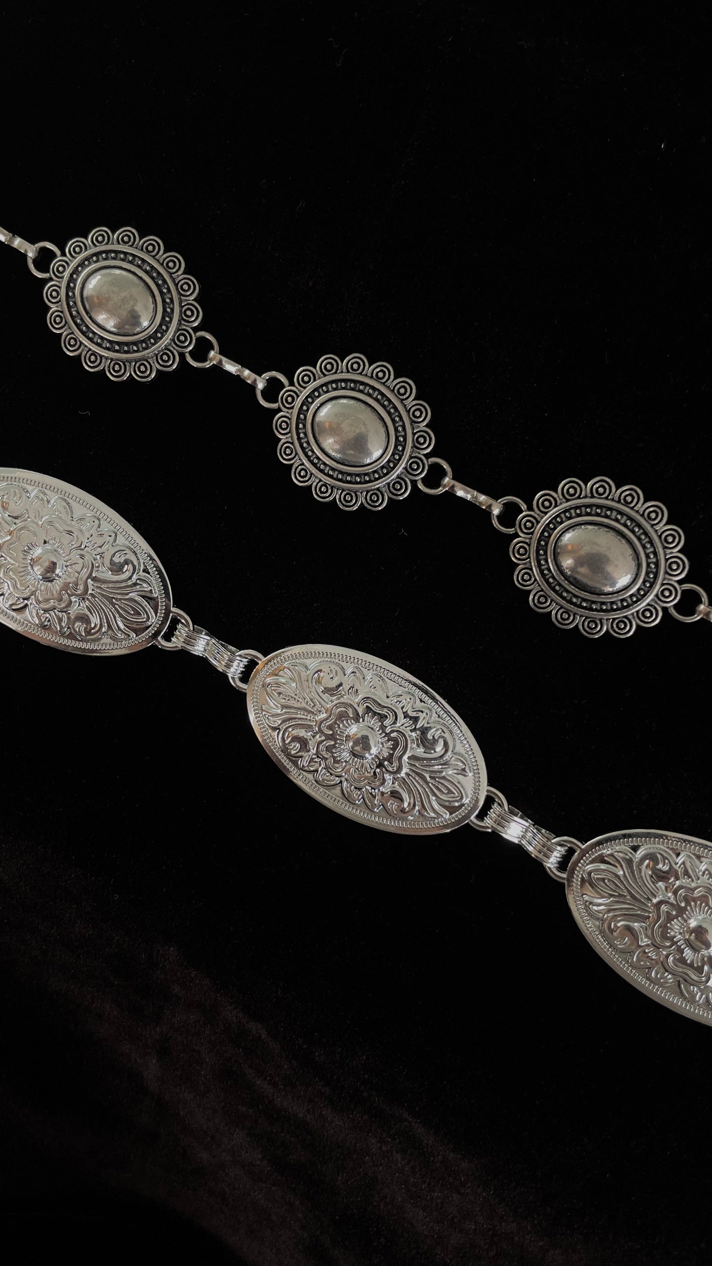 Silver Mandala Belt