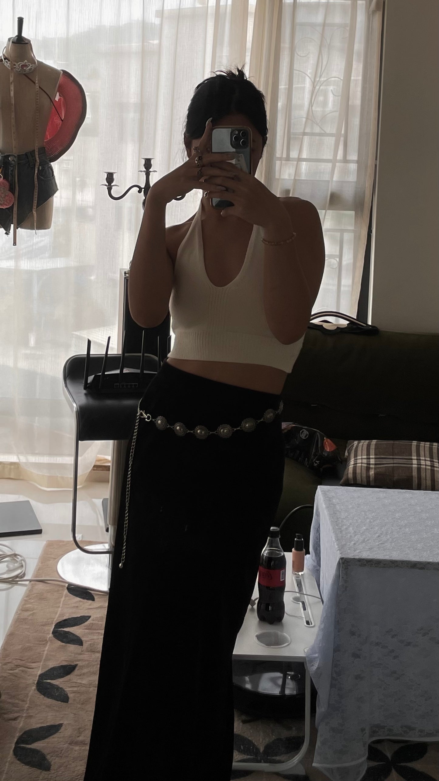 Silver Mandala Belt