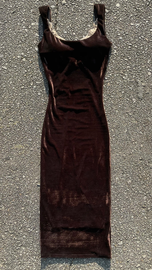 Samantha Jones Velvet Long Dress